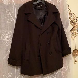 Matchstick Argus XL men’s dark green pea coat